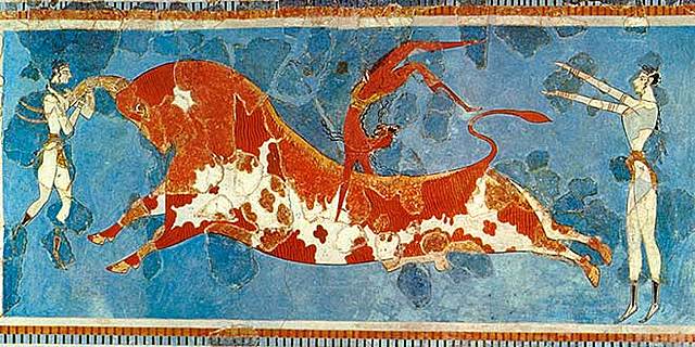 Caida de la cultura Minoica , Auge de los aqueos.