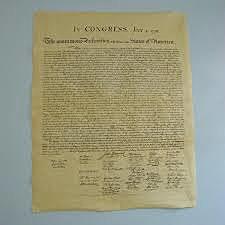 Declaration of independence