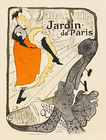Jave Avril di H. Toulouse-Lautrec