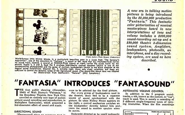 Beginning Of "Fantasound"