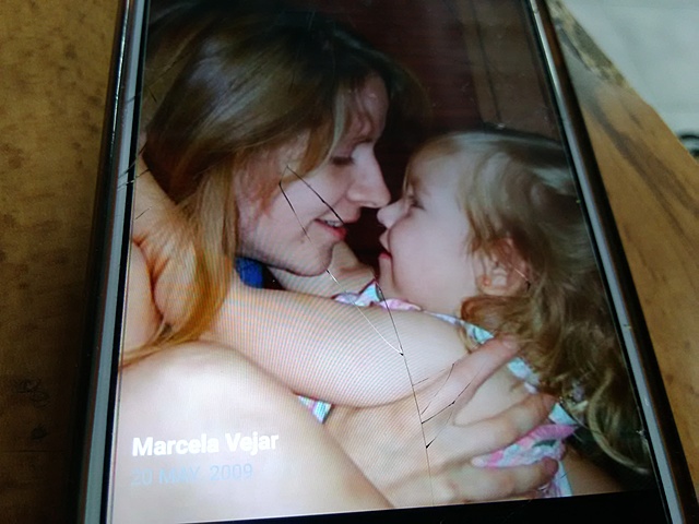 Cuando pasaba momentos felices con mi mamá