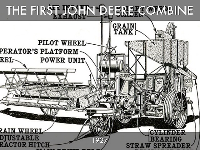 First John Deere Combine