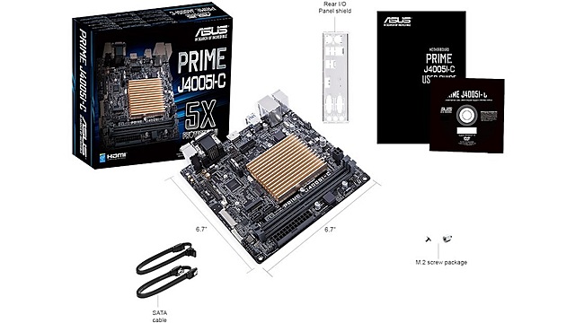 ITX asus mini itx prime j4005i-c