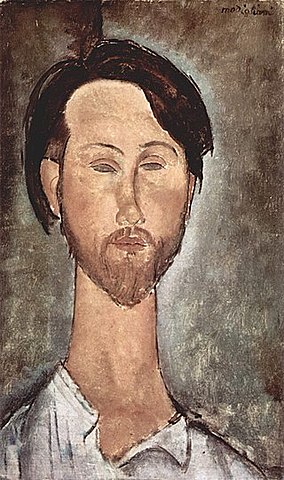 Ritratto di Léopold Zborowski di Amedeo Modigliani