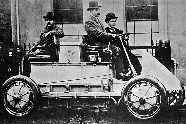 The First Hybrid Car