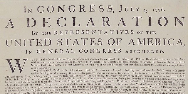 Declaration of Independence
