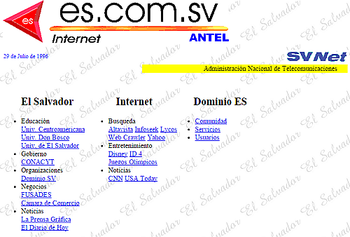 Primero sitios Web