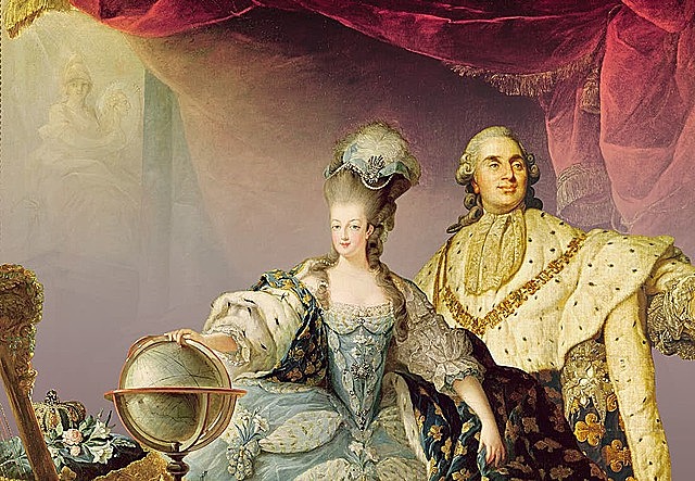 kongen og dronningen arrestert og fengslet