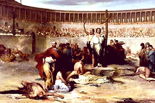 Sexta persecución contra los cristianos.