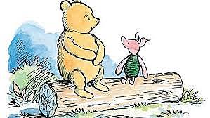 Pooh, Piglet, Eeyore-in A.A. Milne's Winnie-the-Pooh