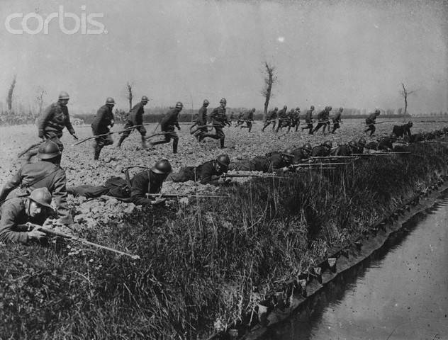 Germany Are Driven Back From Belgium Front