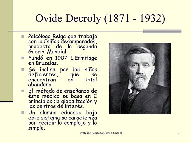 Educación Contemporánea / Ovidio Decroly
