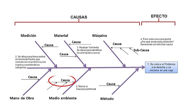 Diagrama Causa y efecto