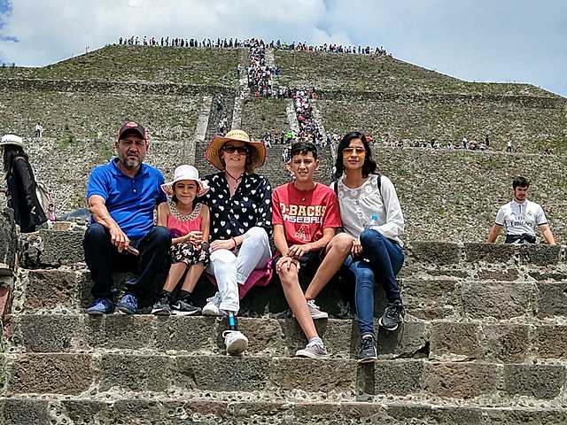 Fui a la Piramide del Sol