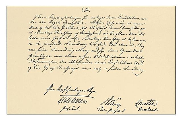 Nasjonalforsamlingen vedtok en ny grunnlov