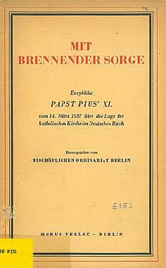 Mit brennender Sorge