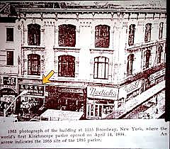 First kinetoscope presentation