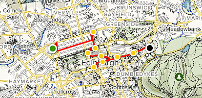 Primer tour haciendo uso de "guías” en un viaje a través de Escocia..