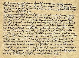 Mayflower Compact Written