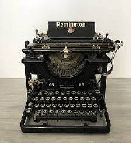 La première machine a écrire Remington