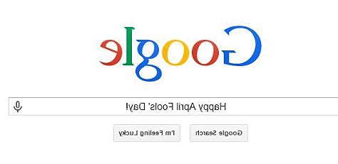 Google April Fool's Day