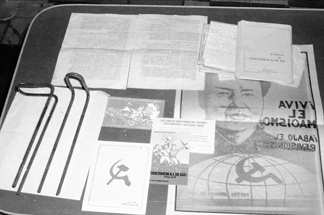 Se desarticula el Departamento de Apoyo Organizativo (DAO) y el Grupo de Apoyo Partidario (GAP), aparatos centrales de SL