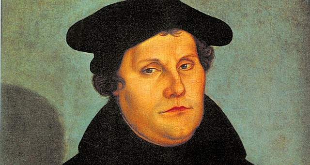 De Duitse monnik Maarten Luther protesteerde