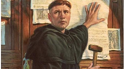 Maarten schreef aan twee hoog geestelijken een brief, met 95 stelling