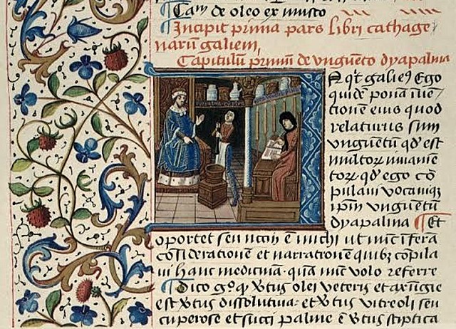 Manuscript giving instructions for doctors