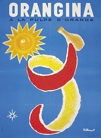 Orangina, Villemot, 1965