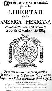 Decreto Constitucional para la Libertad de la América Mexicana