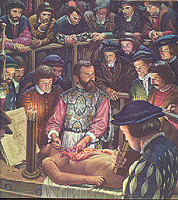 Andreas Vesalius one of the most well-know anatomist of his time