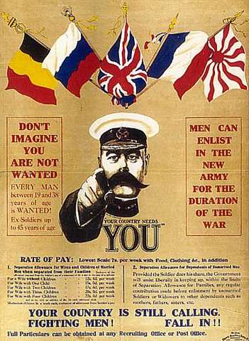 Conscription was introduced in Britain.