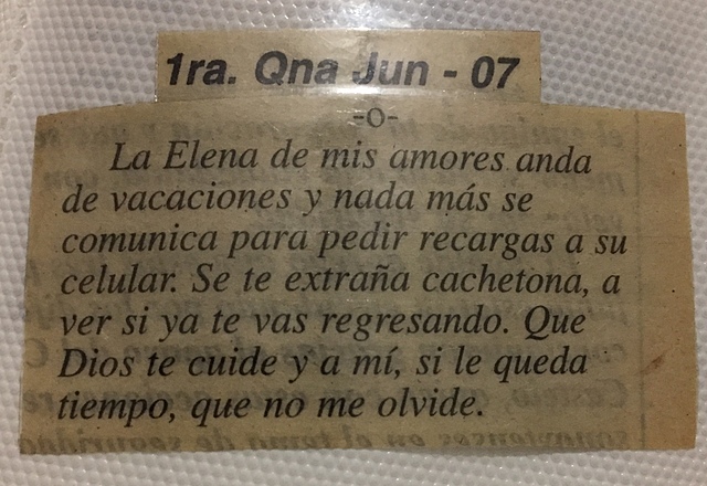 Celular a los 4 años