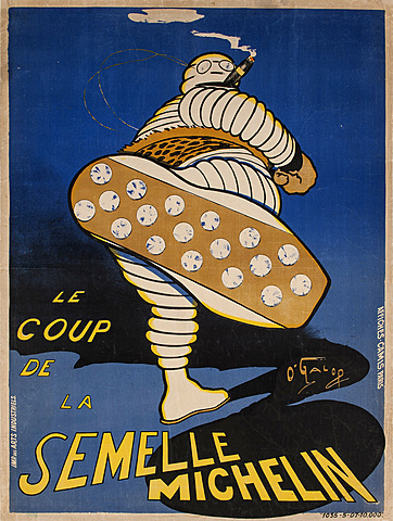 Affiche pneu michelin