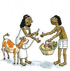 Los trueques se realizaban con animales