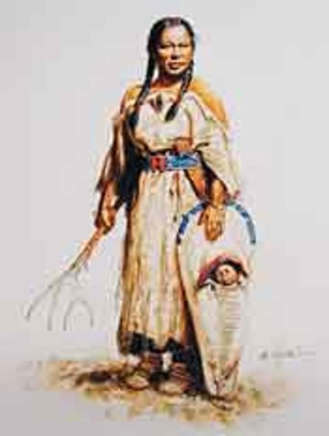 Sacagawea and Toussaint Charbonneau