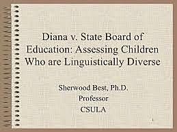 Diana v. State Board of Education