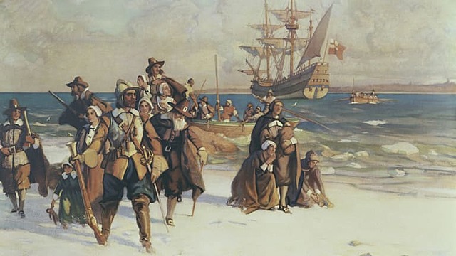 Pilgrims in Plymouth