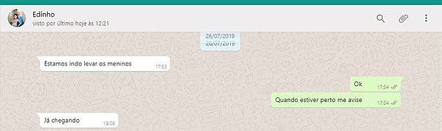 Visita quinzenal - final de semana (liminar)