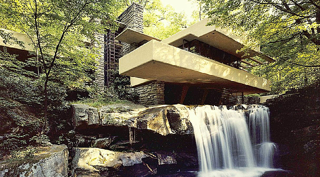 ARCHITETTURA ORGANICA: Casa Kaufmann di Frank Lloyd Wright