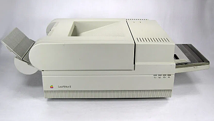 Apple released their laserwriter
