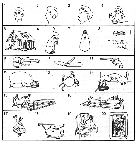 First intellectual test