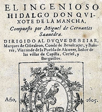 Publicación de Don Quijote de la Mancha