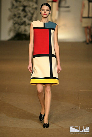 La robe Mondrian, Yves Saint Laurent