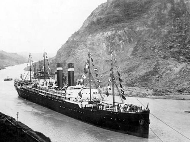 Inauguración del canal de panamá.