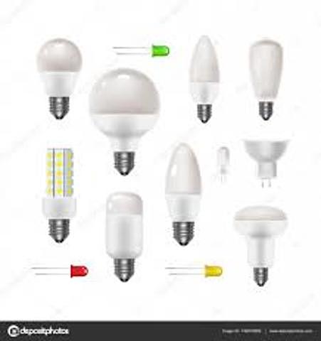 bombilla eléctrica esmerilada