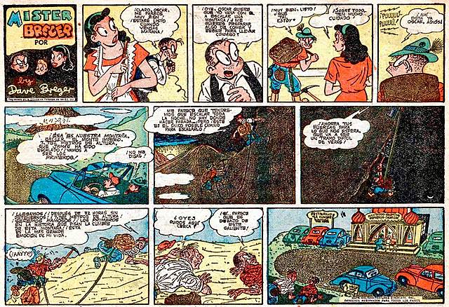 inicio de los comics