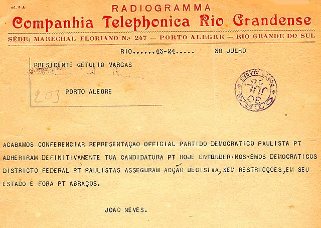 Fundação do Partido Democrático