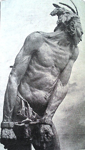 Colón sufrió un ataque de flechas